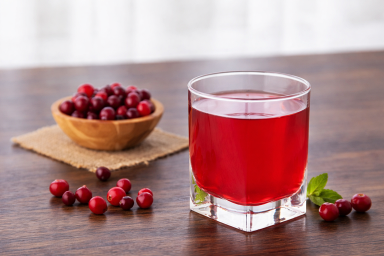 Illustration pour le le cranberry (canneberge) pour aider à prévenir les infections urinaires (cystites).