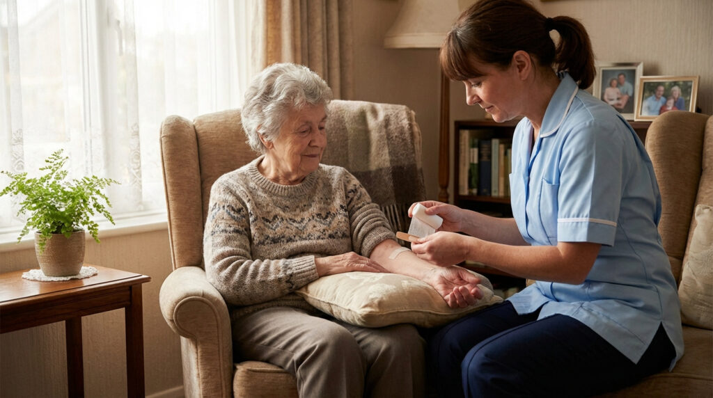 Soins de plaies à domicile
