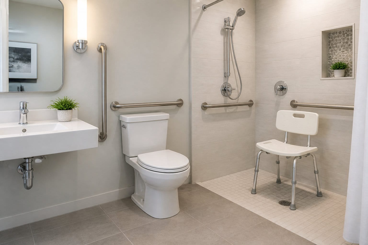 Aménager la salle de bain pour sécuriser les soins quotidiens