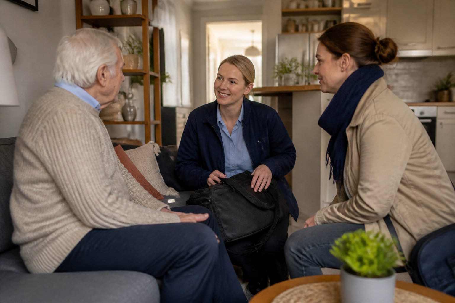 Accompagnement du patient et préparation de la visite à domicile