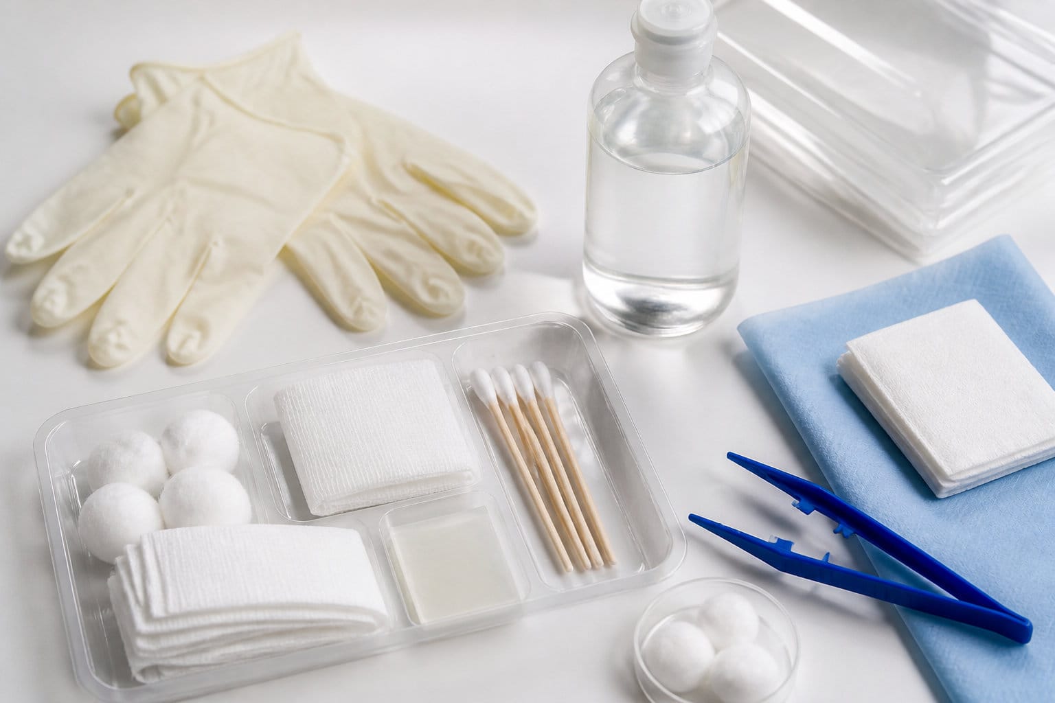 Protocole de soins étape par étape pour les plaies ouvertes