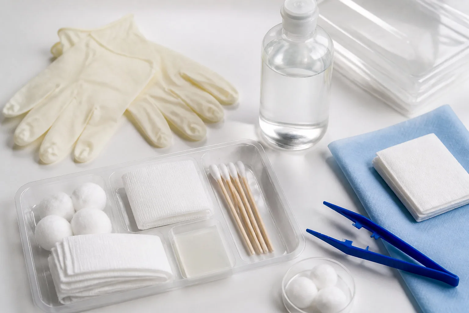 Protocole de soins étape par étape pour les plaies ouvertes